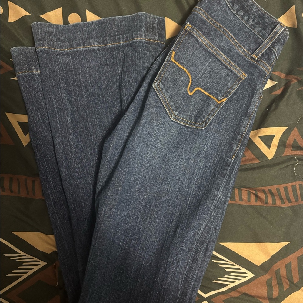 Kimes Ranch Dark Blue Straight Leg Jeans